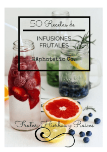 50 recetas de infusiones frutales