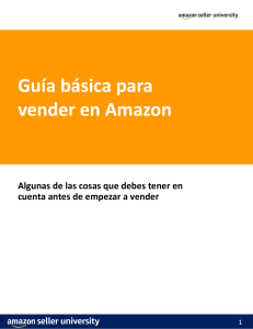 Guía básica para vender en Amazon