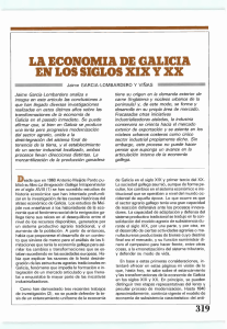 Economia de galicia en los siglos XIX XX