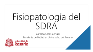 Fisiopatología SDRA