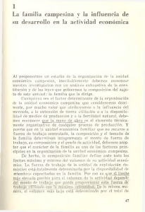 Chayanov, A. (1974). La organización de la unidad económica campesina. México. Editorial Nueva visión, 7-21 47- 68.