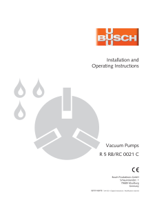 Busch Instruction Manual R 5 RB RC 0021 C en 0870146978