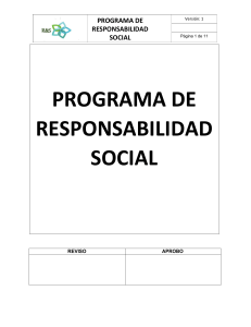 programa de responsabilidad social