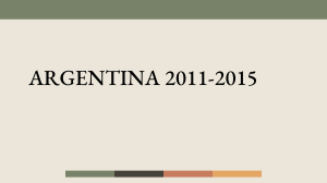 ARGENTINA 2011-2015