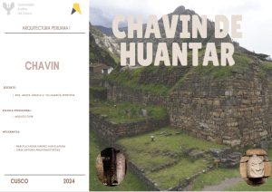 CHAVIN DE HUANTAR-GRUPO 4-TRABAJO 3 PPT