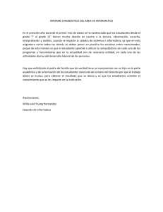 INFORME DIAGNOSTICO DEL AREA DE INFORMATICA 2023