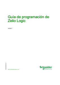Guía de programación de Zelio Logic