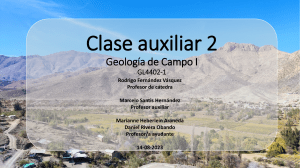 Definicion de contactos geologicos por Marcelo Santis