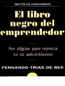 El Libro Negro del Emprendedor - Fernando Trías