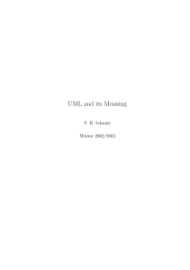 Schmitt - UML and its Meaning