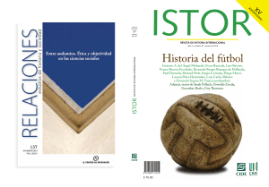 Revista ISTOR 57 Historia del futbol