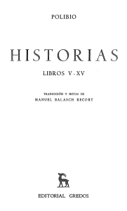 Polibio, Historias, Libro VI