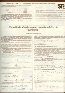 Cálculo teórico de parciales en natación [Deporte 2000, XII (121), 1980]