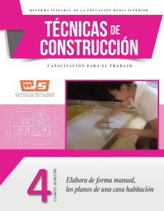 DIBUJO CONSTRUCCION TECNICAS