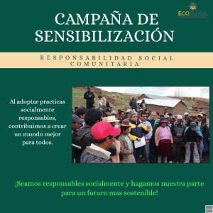 CAMPAÑA DE SENSIBILIZACION