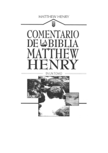 Matthew Henry 114730