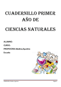 cuadernillo 1 año ciencias naturales
