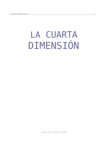 La cuarta dimensión .pdf · versão 1