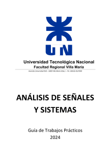 Análisis de Señales y Sistemas (GUIA 2024)