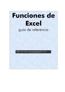 Guía esencial de las funciones de Excel - Biblioteca del Tío Tech - www.eltiotech.com