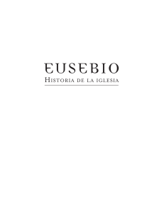 EUSEBIO HISTORIA DE LA IGLESIA (1)