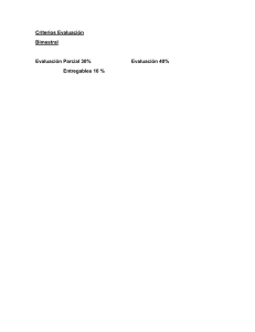 Criterios Evaluación Bimestral