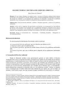 Zlata Drnas de Clement GRANDES TEORÍAS Y DOCTRINAS DEL DERECHO AMBIENTAL (2)