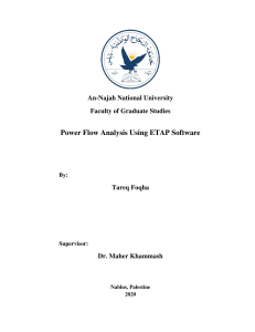 ETAP Power Flow Analysis Using ETAP Software