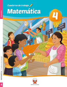 Matemática 4 cuaderno de trabajo para cuarto grado de Educación Primaria 2020