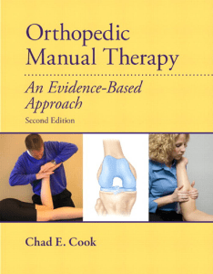 Chad E. Cook - Orthopedic Manual Therapy-Pearson (2010)