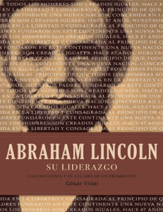 Abraham Lincoln, su liderazgo