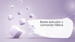 Barrer extrusión