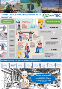 15. CORRECTAS POSTURAS ERGONÓMICAS EN PROYECTOS