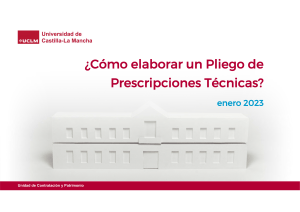 Cómo elaborar un pliego de prescripciones técnicas