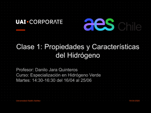 CLASE 1 - Propiedades del H2