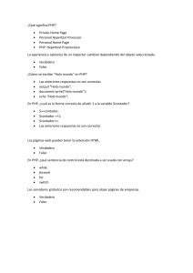 Qué significa PHP