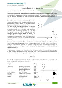 CORRECCIÓN FACTOR POTENCIA