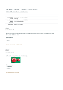 1° EVALUACIÓN   BLOQUEO Y AISLAMIENTO DE ENERGÍA   Revisión del intento