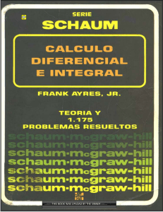 Calculo II-Schaum