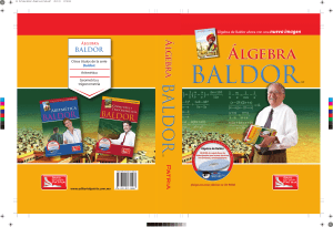 Aurelio J Baldor Álgebra Baldor Larousse Grupo Editorial Patria