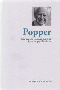 Aprender a pensar - 34 - Popper