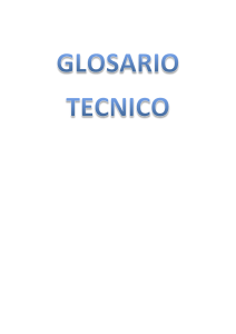 GLOSARIO TECNICO DE SISTEMAS DE SEGURIDAD