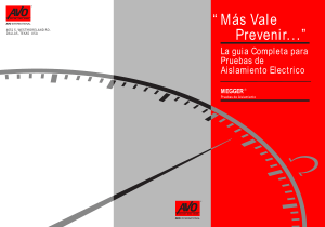 Guia pruebas aislamiento MEGGER