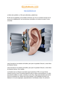 Audiolibro Más Vendido