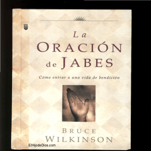 La oracion de Jabes- Bruce Wilkinson