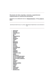 Mitos y Leyendas Sudamericanas: Diccionario en Construcción