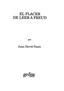 El placer de leer a Freud