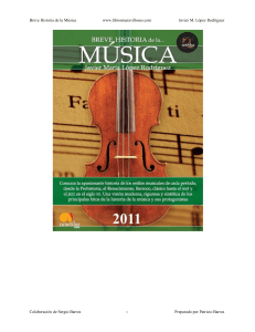 Breve Historia de la Musica - J M Lopez R