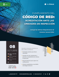 Folleto Cumplimiento del Código de Red Acreditación ante las Unidades de Inspección Publico compressed