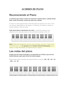 ACORDES DE PIANO Online